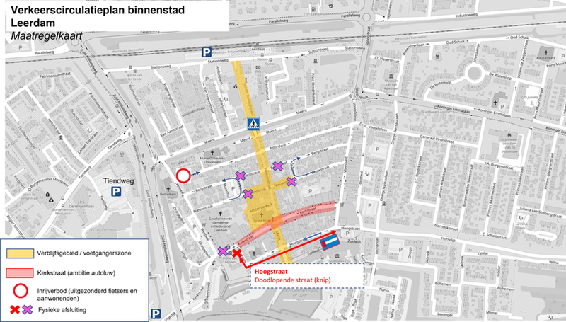 Verkeerscirculatieplan Leerdam Centrum