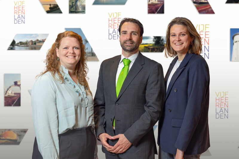 Drie factieleden van de D66